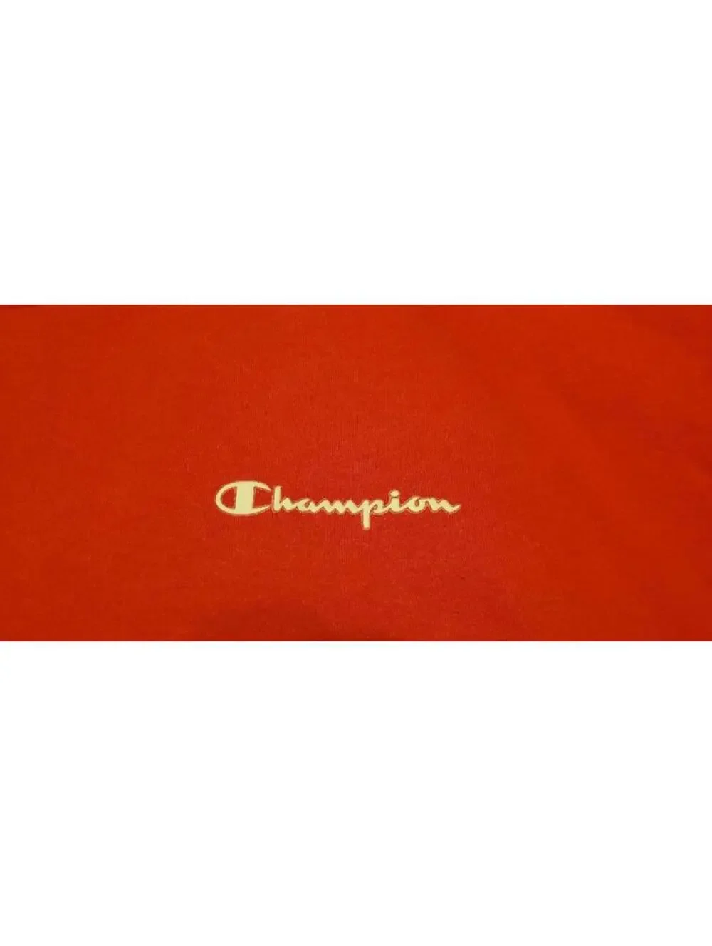 MENS CHAMPION T SHIRT - RED - Picture 2 of 4